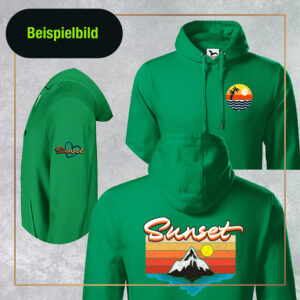 Hoodie CAPE Erwachsene mit Textildruck (Auswahl)