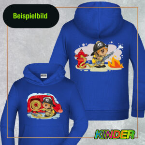 Kinder Hoodie mit Textildruck (Auswahl)
